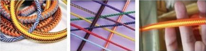 Máquina tejedora de cordones de 6 cabezales